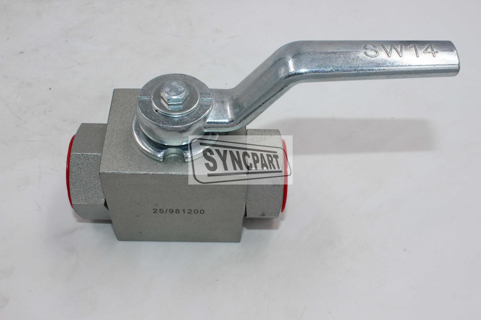 JCB Spare Parts BALL VALVE 25/981200