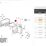 JCB Spare Parts COOLER 320/04136