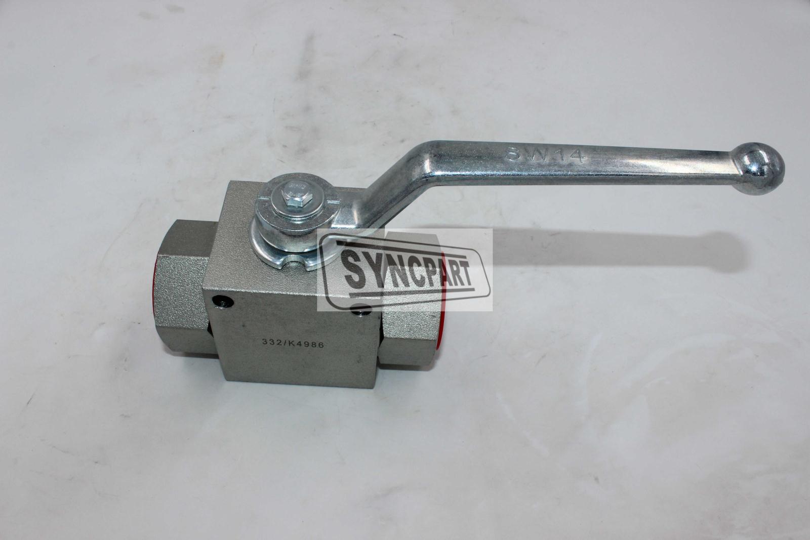 JCB Spare Parts BALL VALVE 332/K4986