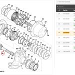 JCB Spare Parts SHAFT 914/87400